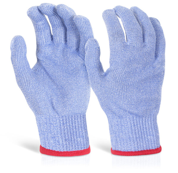 Glovezilla Cut Resistant F, Food Safe Gloves Blue Item Code: GZ10B