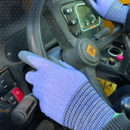 Glovezilla Hppe 18 Gauge Gloves Cut F Blue Item Code: GZ113B