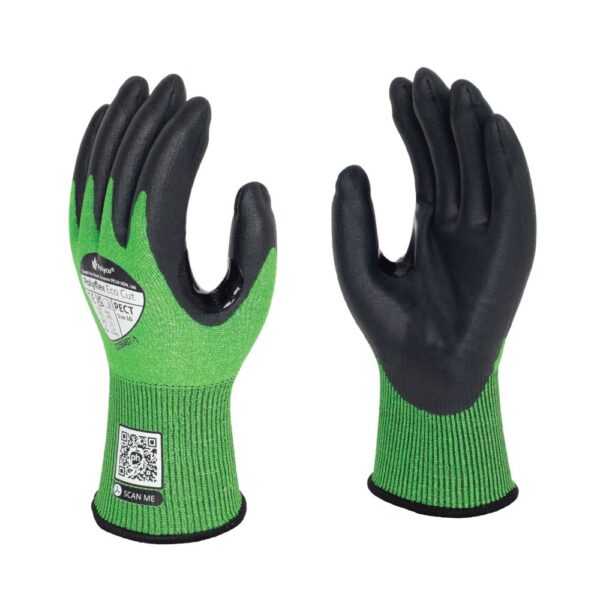 Polyco Polyflex Eco Cut Foamed Nitrile Palm Coated Cut F Resistant Glove PECT