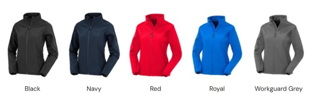 Result Recycled R901F Women's recycled 2-layer printable softshell jacket