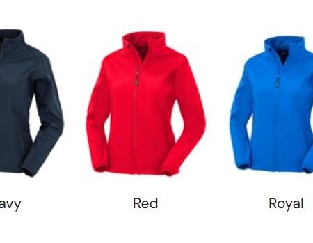Result Recycled R901F Women's recycled 2-layer printable softshell jacket - Image 2