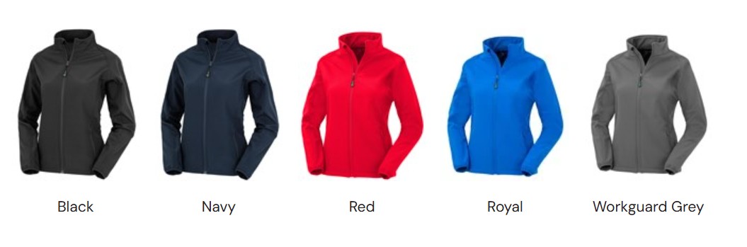 Result Recycled R901F Women's recycled 2-layer printable softshell jacket - Image 2