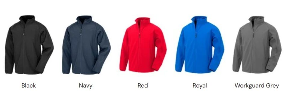 Result Recycled R901M Men's recycled 2-layer printable softshell jacket