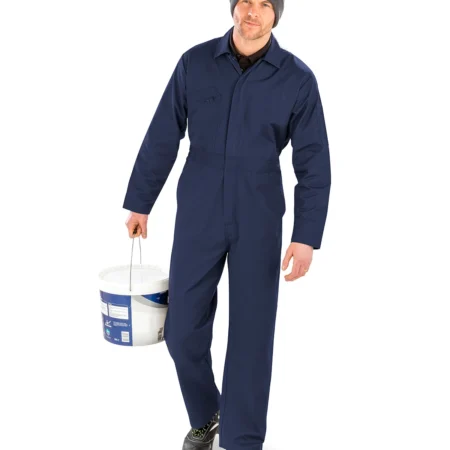 R510X Recycled action overalls 100% Recycled polyester twill