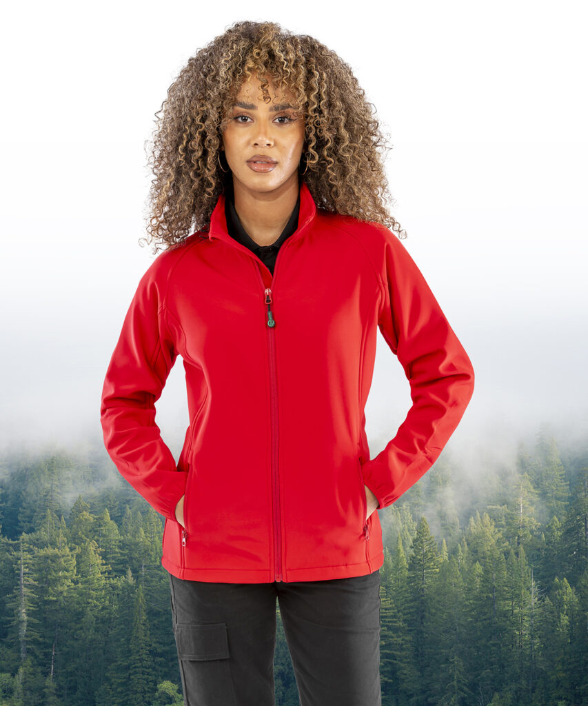Result Recycled R901F Women's recycled 2-layer printable softshell jacket