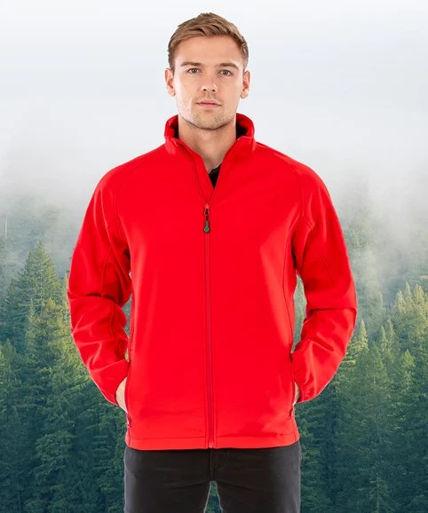 Result Recycled R901M Men's recycled 2-layer printable softshell jacket