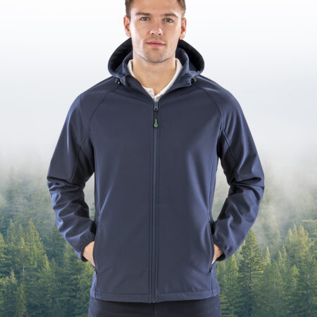 Result Recycled R911M Recycled 3-layer printable hooded softshell