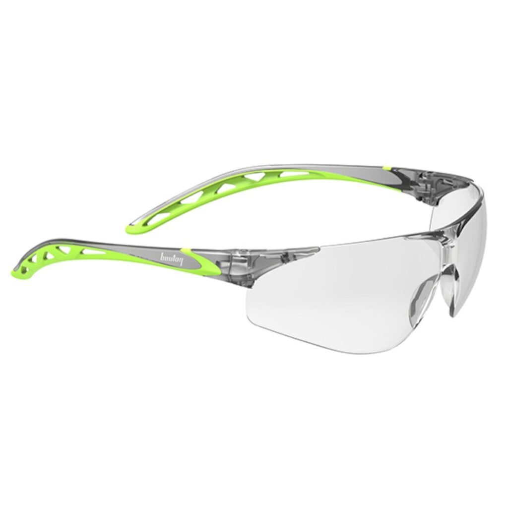 Traega VICO [ECO] - Clear Eco-Friendly Rimless Safety Glasses With Co-Injected Temple