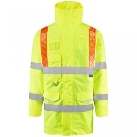 A02-Y-LEO PUTFORD Leo EcoViz 4K Baffle Lined Anorak with Red Braces - Image 2