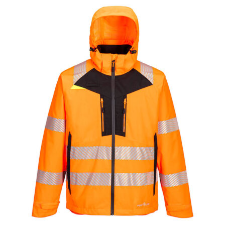 Portwest DX466 - DX4 Hi-Vis 4-in-1 Jacket Orange/Yellow - Image 3