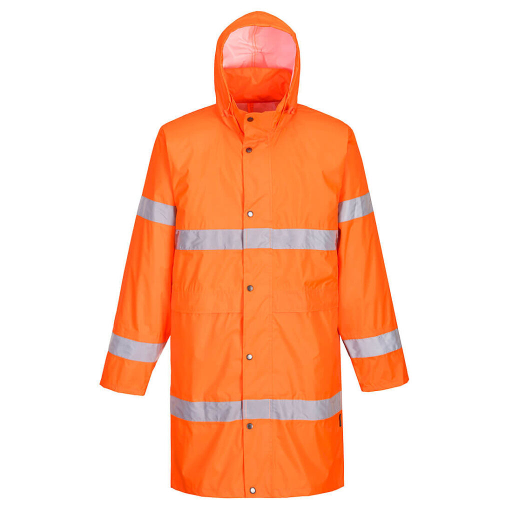 H442 - Hi-Vis Rain Coat 100cm