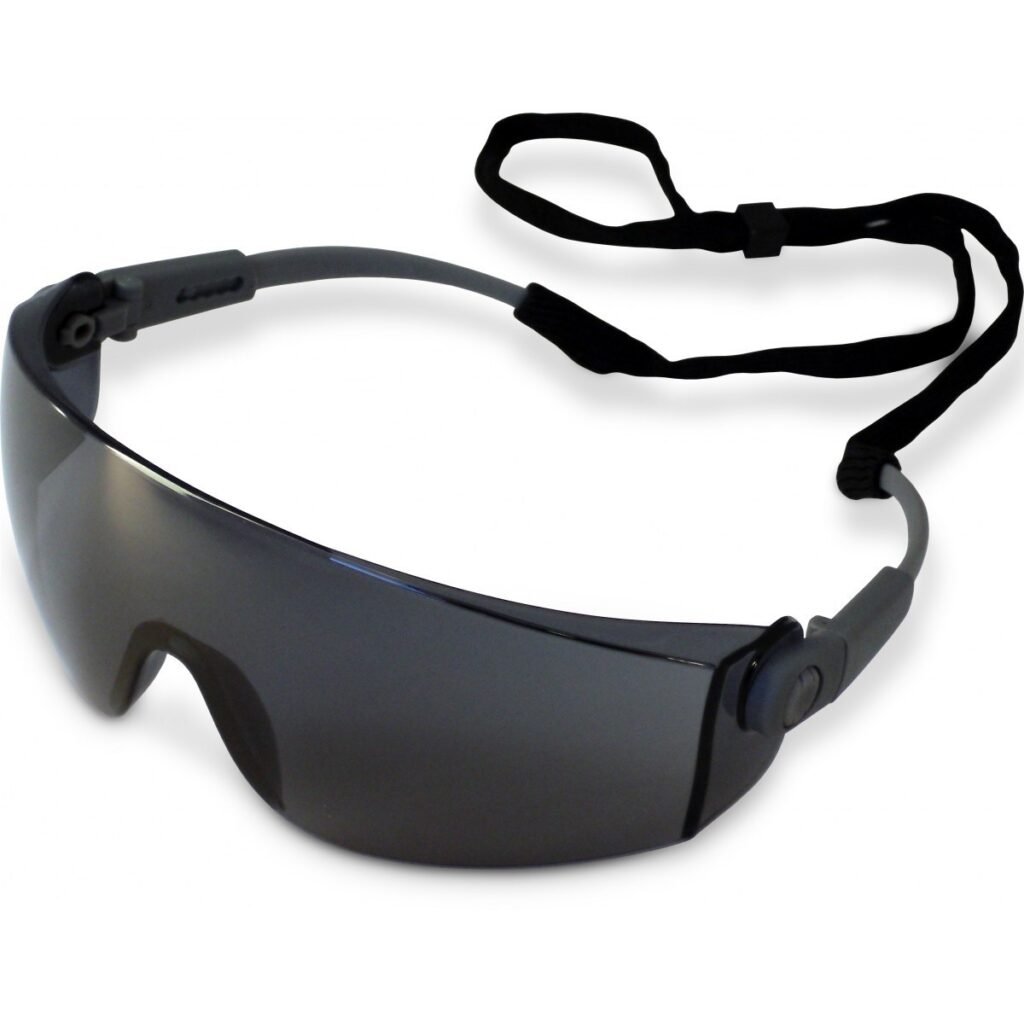 Traega Solomon™-SM - Smoke-Corded Safety Glasses with Smoke Lenses