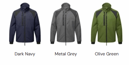 Portwest CD870-WX2 softshell is made using woven stretch 2-layer softshell which is fleece backed - Image 2