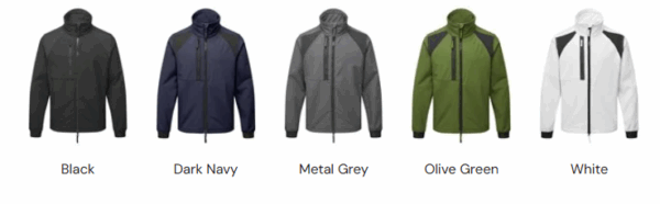 Portwest CD870-WX2 softshell is made using woven stretch 2-layer softshell which is fleece backed
