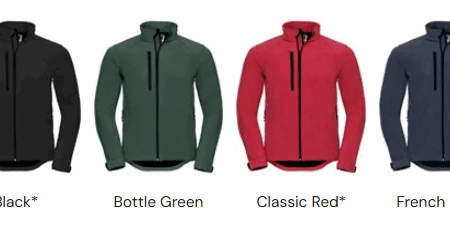 Russell Athletic  0R140M0 3 layer softshell fabric with breathable membrane that has set the standard in the market - Image 2