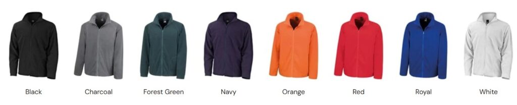 Result R114X Unisex Core microfleece jacket-Quick dry super soft 200GSM