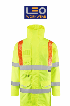 A02-Y-LEO PUTFORD Leo EcoViz 4K Baffle Lined Anorak with Red Braces