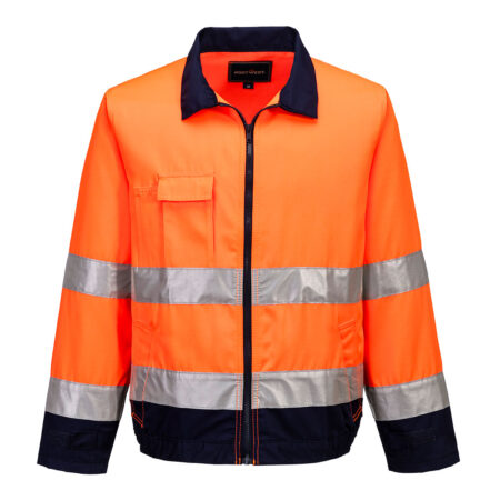 TX70 - Madrid Hi-Vis Contrast Bomber Jacket