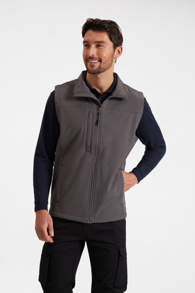 Uneek UC616 Premium Printable Softshell Gilet-Microfleece inner for extra warmth