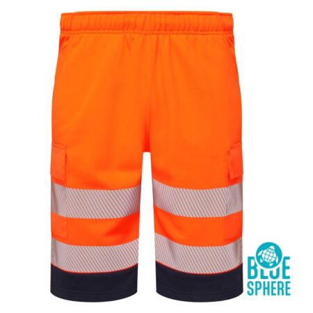 SHV-451D1 Essentials Hi-Vis Eco CottonCool Orange Shorts