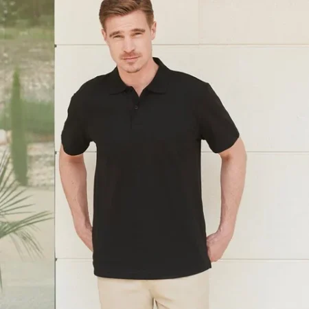 Henbury H305 Stretch piqué polo shirt