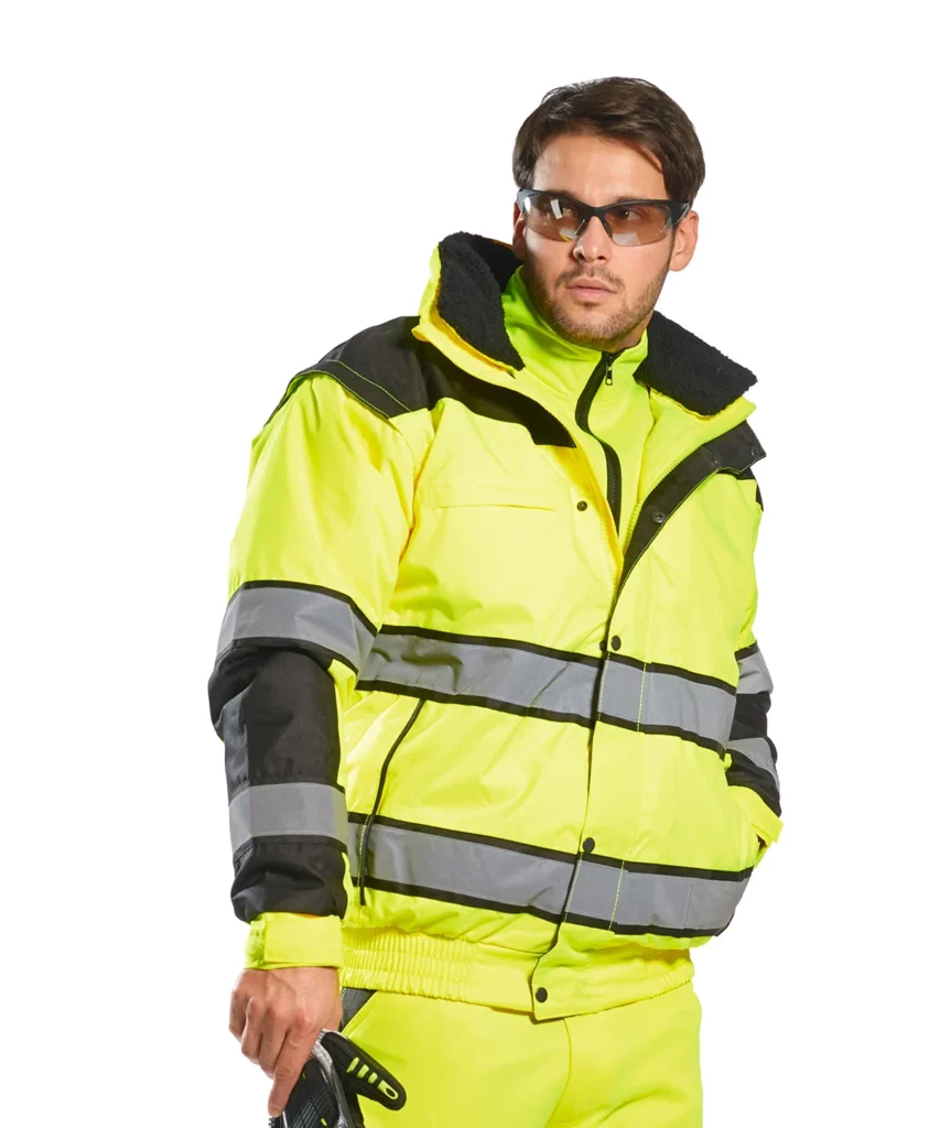 C466  Portwest Hi-vis classic bomber jacket