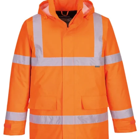 Portwest Eco Hi-vis winter jacket (EC60) Yellow or Orange - Image 2