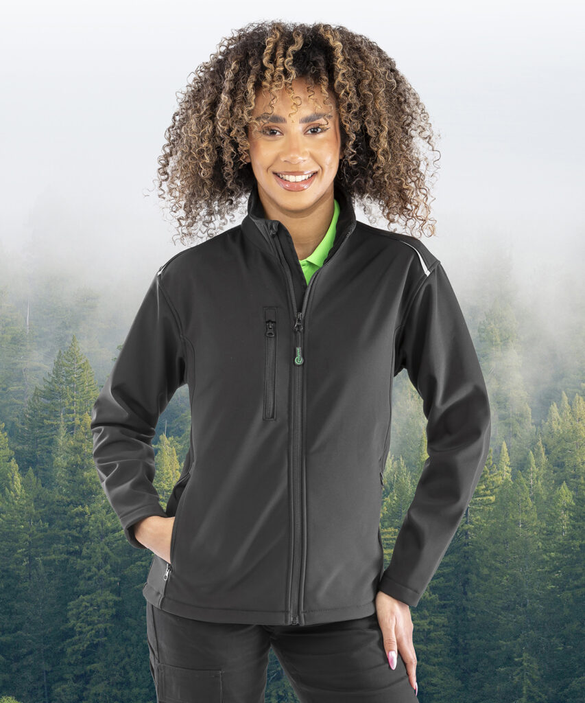 Result Recycled R900F Women's recycled 3-layer printable softshell jacket