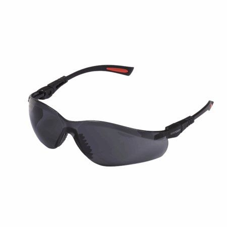 Supertouch Opus Safety Glasses-featuring a smoke tint and anti-scratch finish. - Image 2