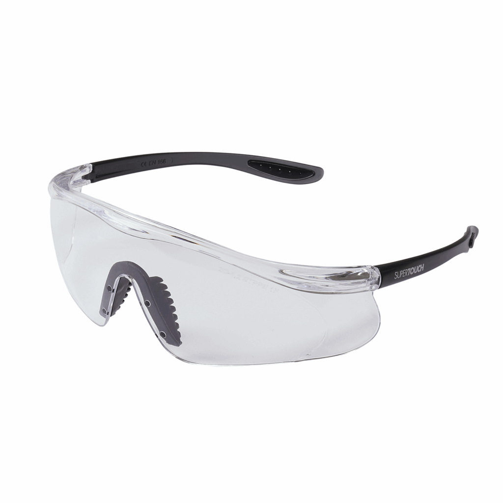 Supertouch Saxum Safety Glasses- protection against high-speed particles