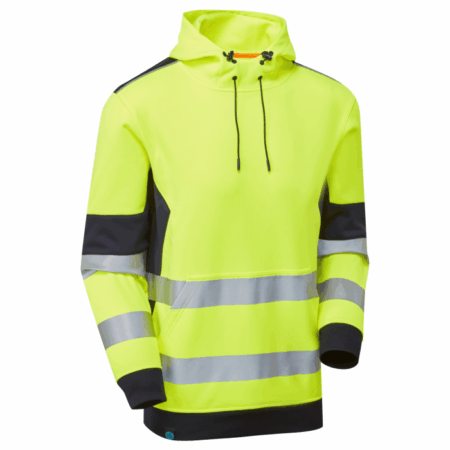 SYS702 YNS System Hi-Vis Eco Insulated Yellow/Navy Hoodie