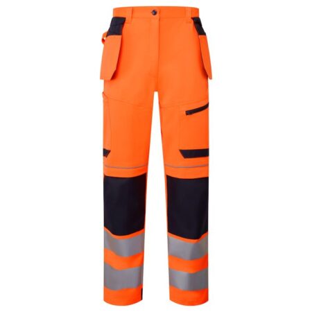 SYH-401 System Hi-Vis Eco Stretch Removable Holster Orange Trousers