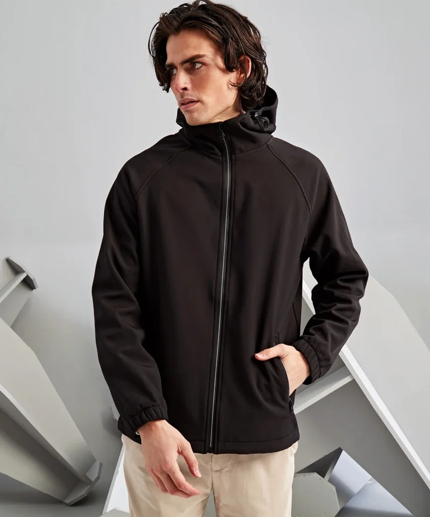 2786 TS009 Hooded 2-layer softshell jacket