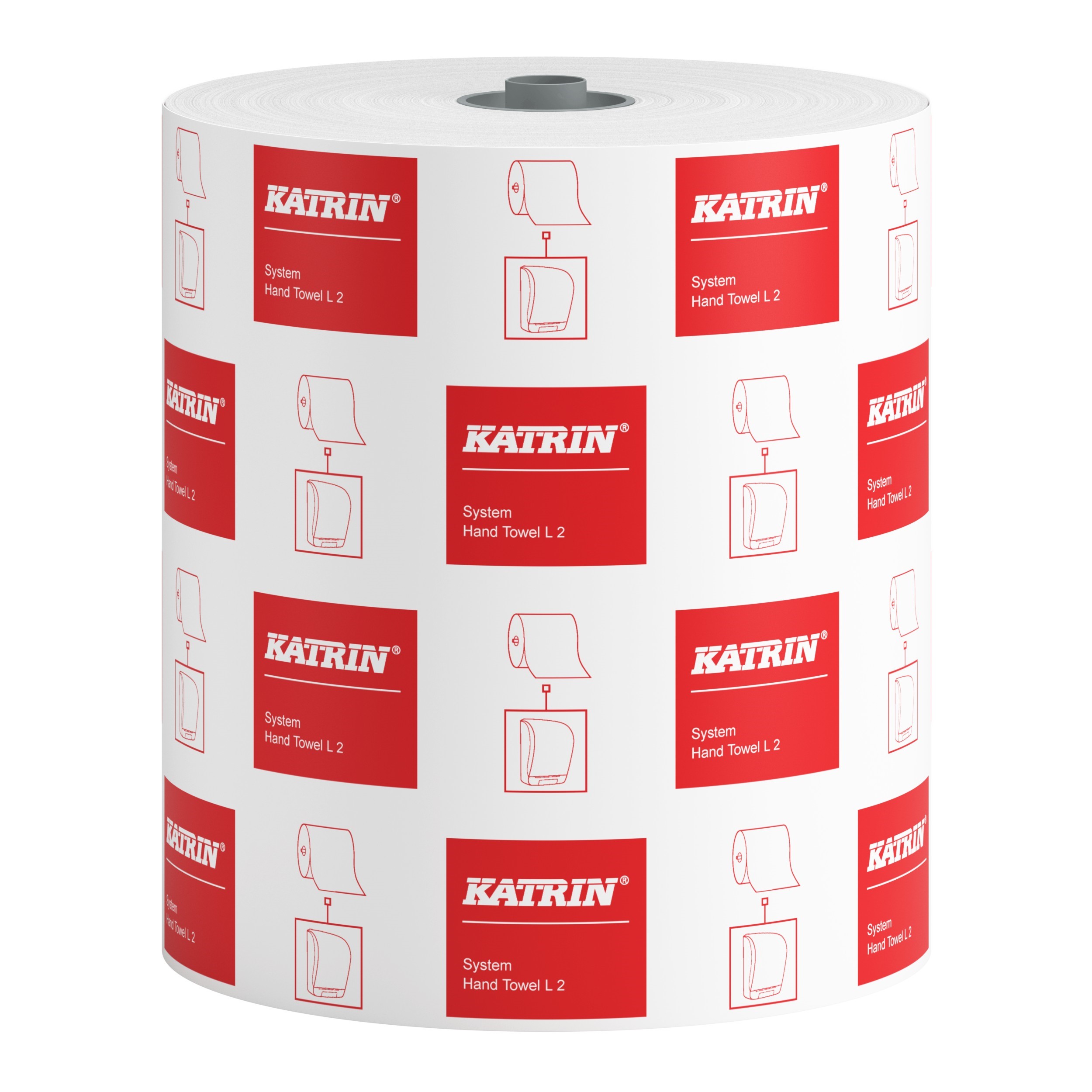 KatrinĀ® 460232 Dispenser Paper Towel Roll System Large - 2 Ply 200m, Case of 6
