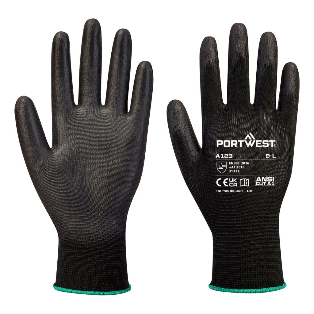 Portwest - A123 - Grip 13 PU Latex Free Glove 91p/pair sold in packs of 10