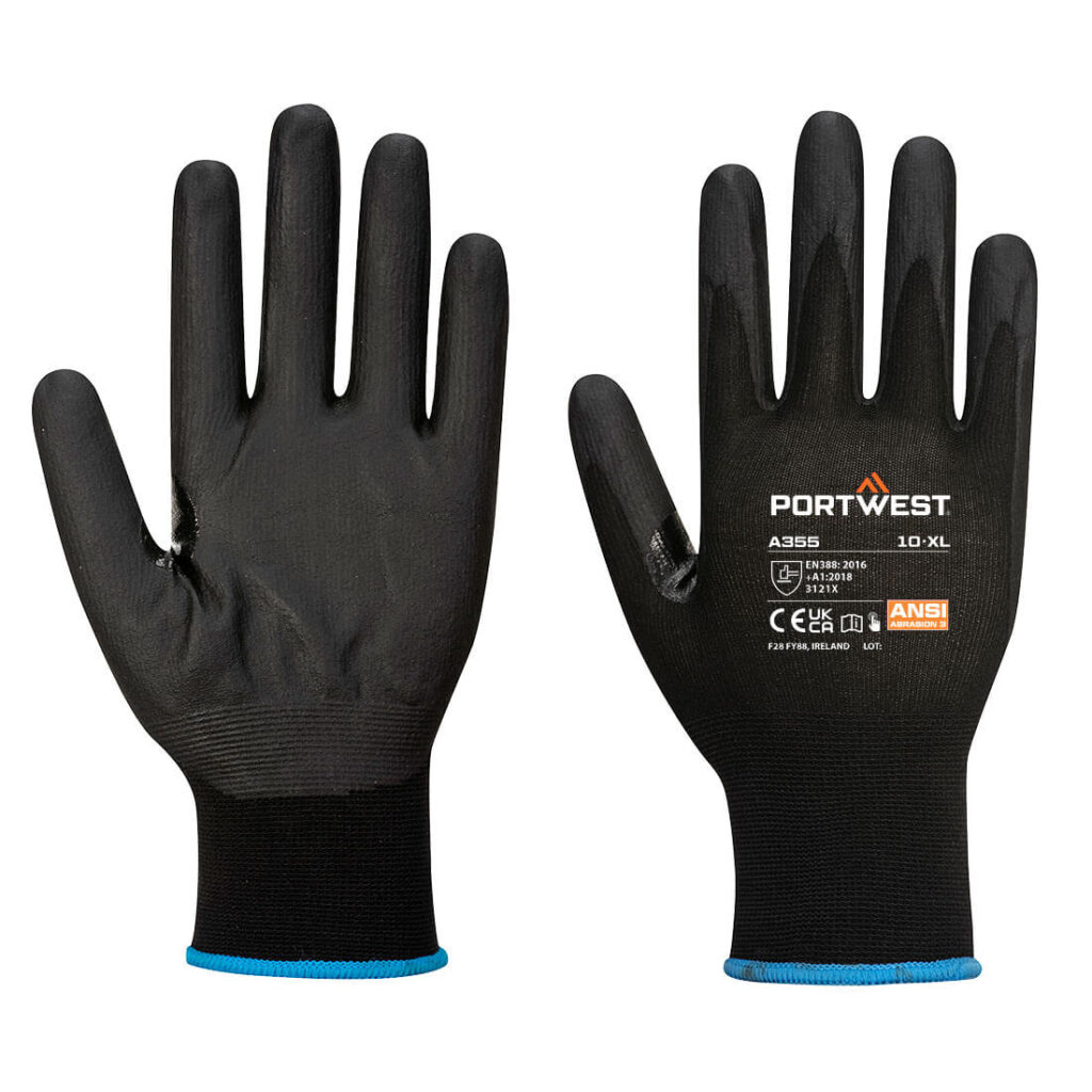 Portwest - A355 - Grip 15 Nitrile Foam Touchscreen Glove (Pk12)