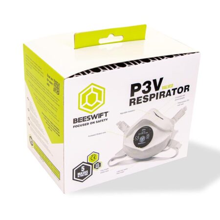 Beeswift P3 Valved Mask White Item Code: BBP3VNUom: Box of 5