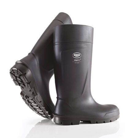 Bekina Steplite Easy Grip Full Safety Wellingtons S5 Black