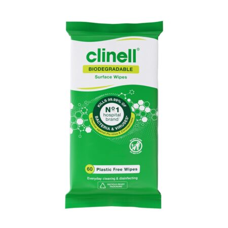 Clinell Biodegradable Surface Wipes CC9550