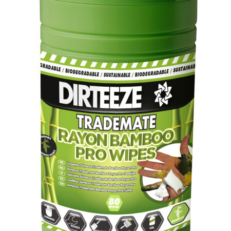 Dirteeze Trademate Rayon Bamboo Pro Wipes Green Item Code: DGBCL80