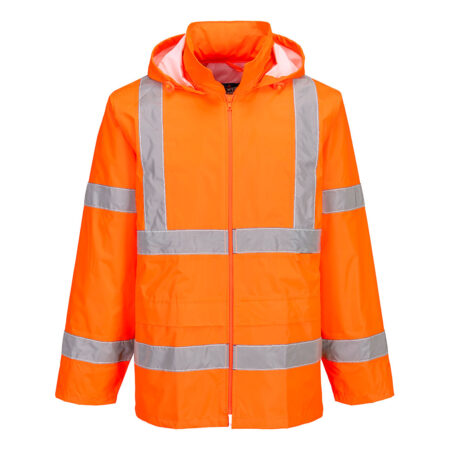 Portwest ES440 - ES1 Essential Hi-Vis Rain Jacket - Image 2
