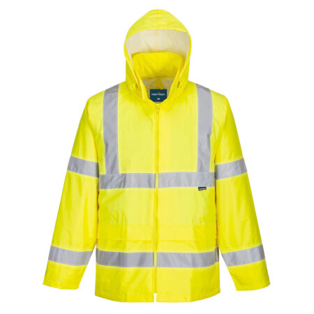 Portwest ES440 - ES1 Essential Hi-Vis Rain Jacket - Image 3