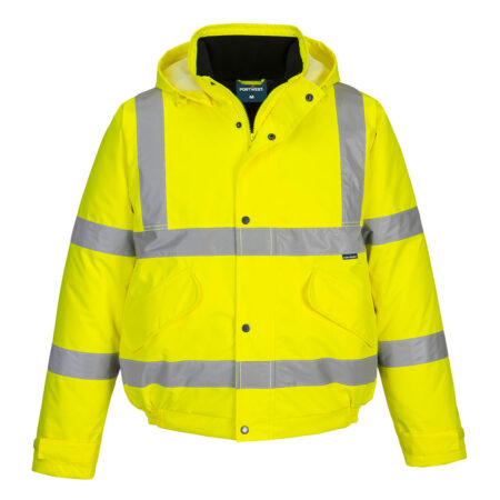 Portwest S463 - ES1 Essential Hi-Vis Winter Bomber Jacket - Image 2
