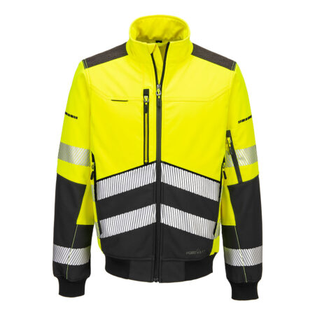 Portwest EV468 - EV4 Hi-Vis Softshell Bomber - Image 2
