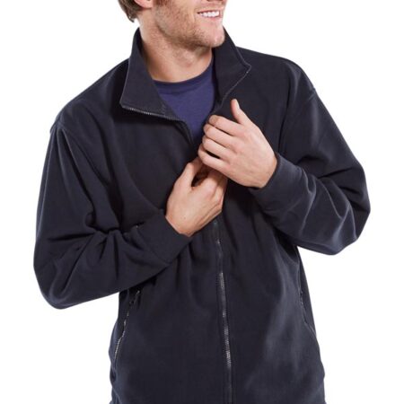 Beeswift Standard Fleece Jacket Navy Blue Item Code: FLJN
