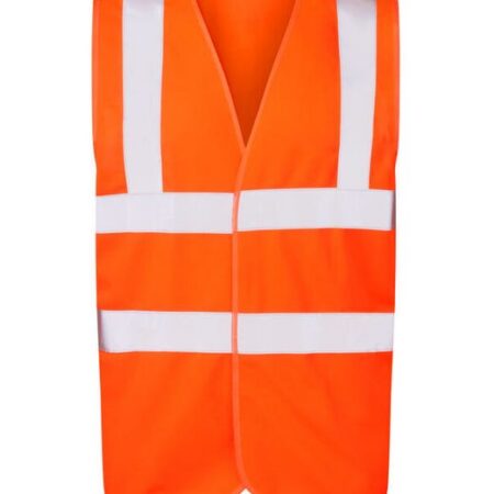 Promo Orange Hi Vis Vest ISO 20471