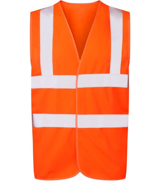 Promo Orange Hi Vis Vest ISO 20471