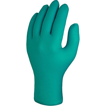 Skytec Teal Chemical-Resistant Disposable Nitrile Gloves