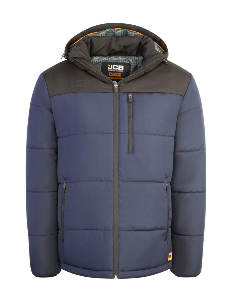 Jcb Workwear Unisex Padded Jacket Navy / Black
