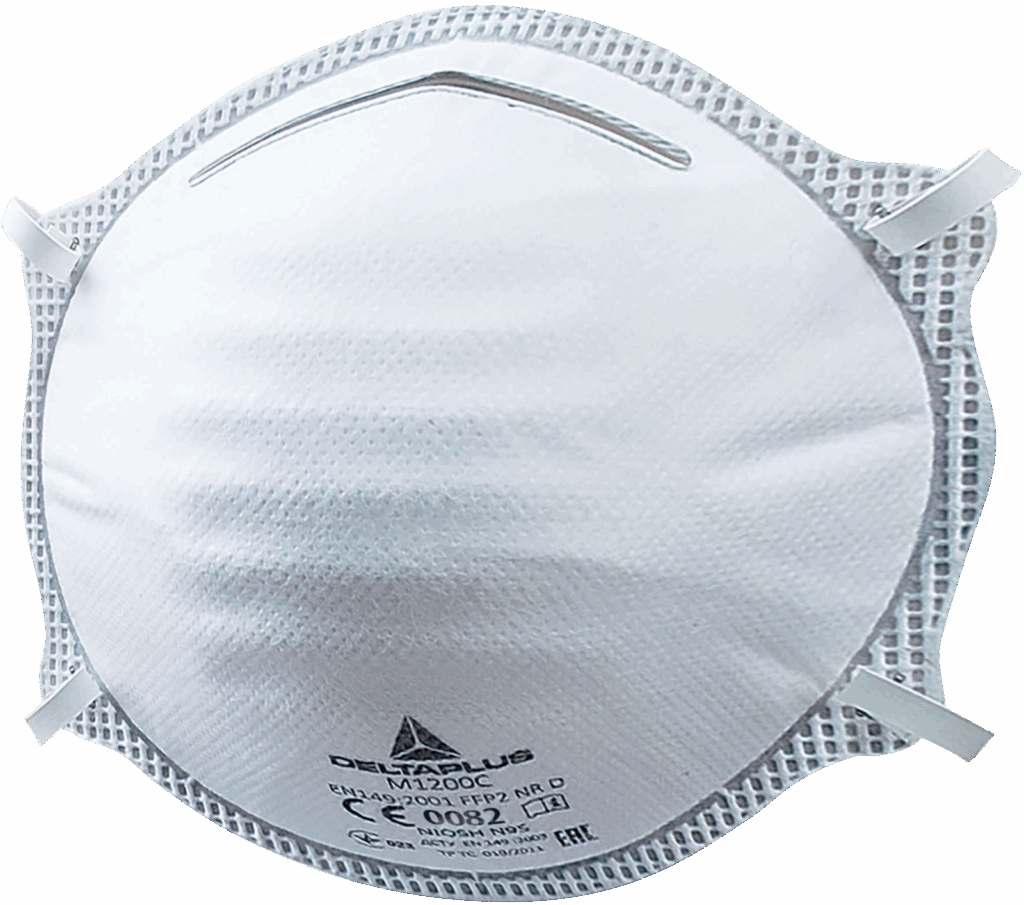 Delta Plus M1200 Box of 20 disposable masks P2 without valve